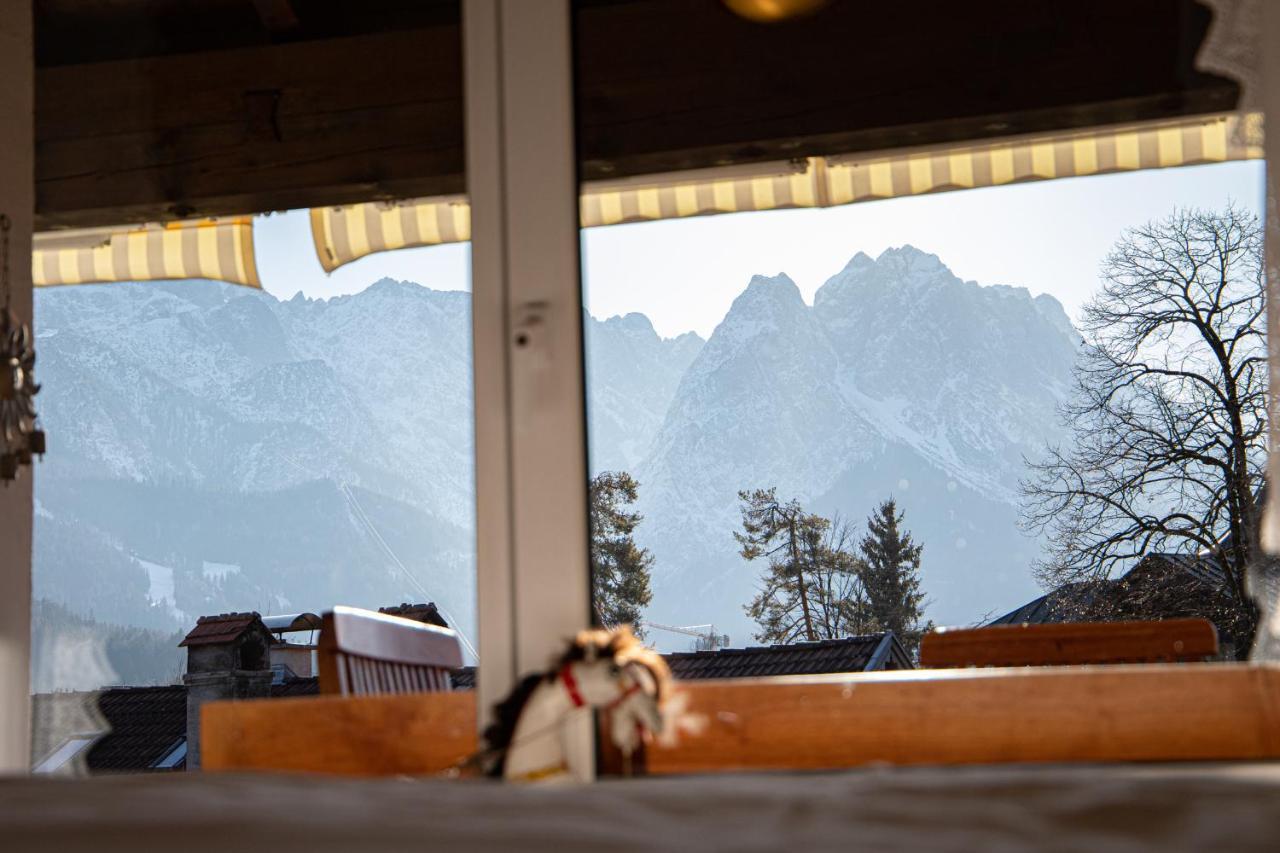 Aussicht Lägenhet Garmisch-Partenkirchen Exteriör bild