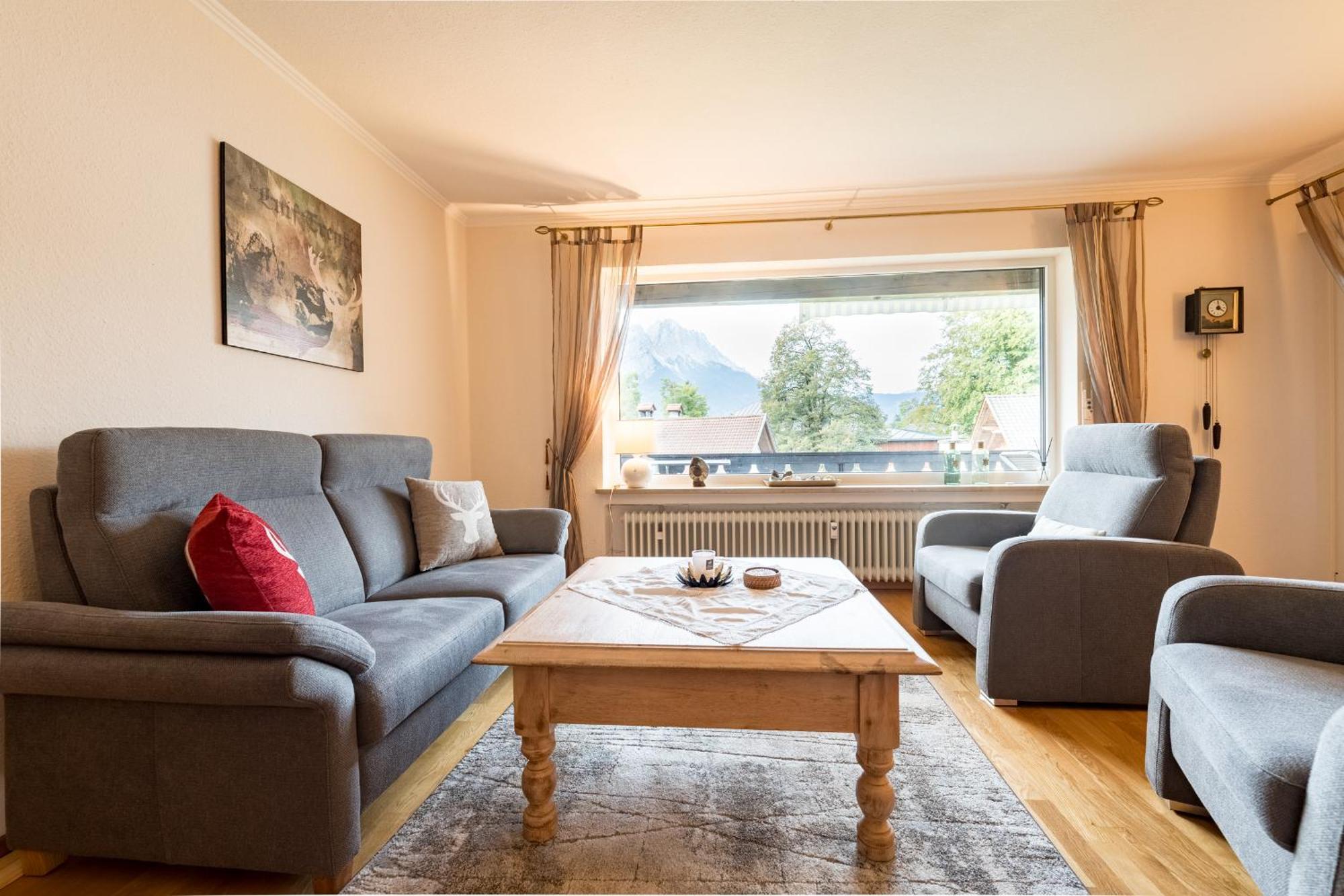 Aussicht Lägenhet Garmisch-Partenkirchen Exteriör bild