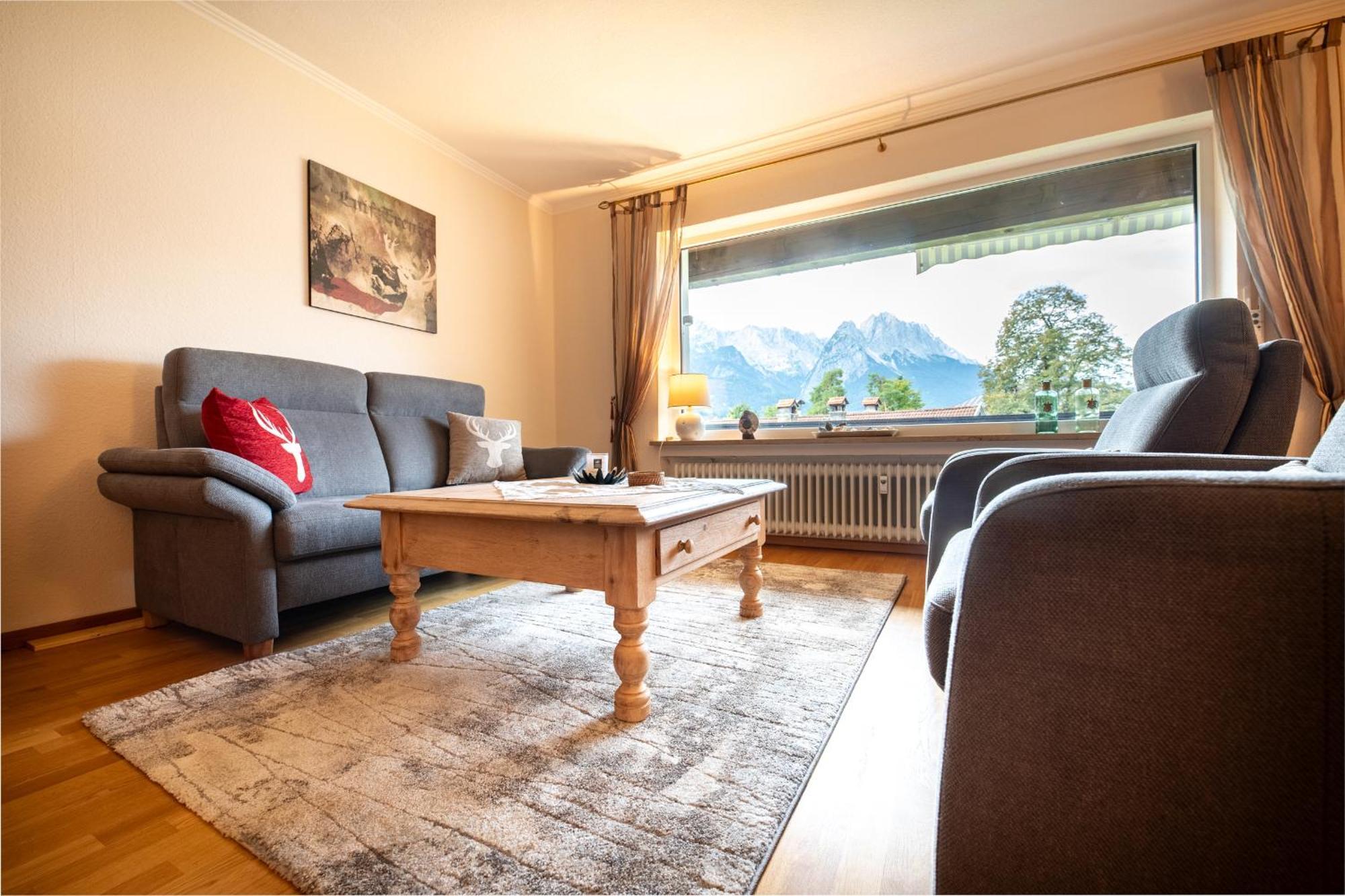 Aussicht Lägenhet Garmisch-Partenkirchen Exteriör bild